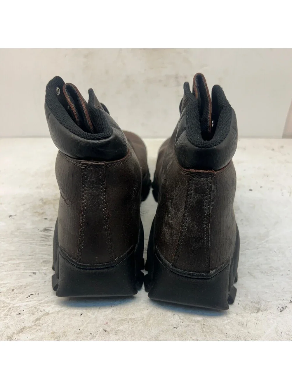 Nautilus Men's 6” Safety Toe Work Boots N1505 Brown Leather Size 12M